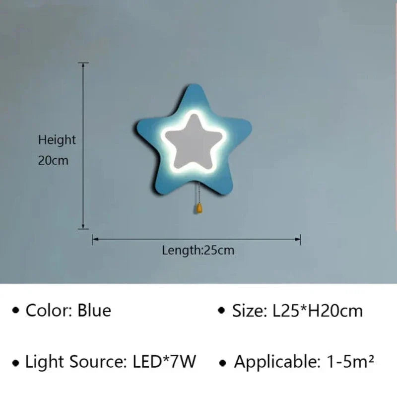 Lisslune | LED wall lamp for children's rooms and corridors