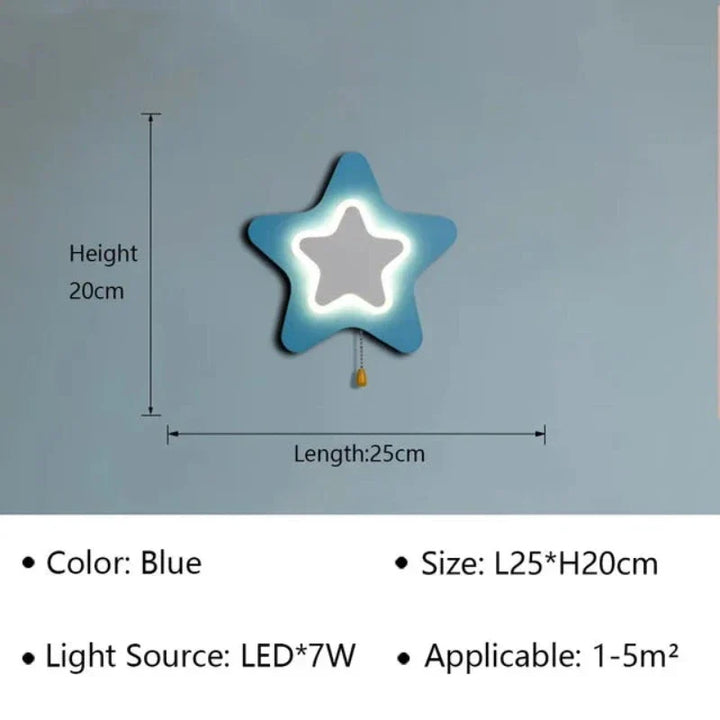 Lisslune | LED wall lamp for children's rooms and corridors