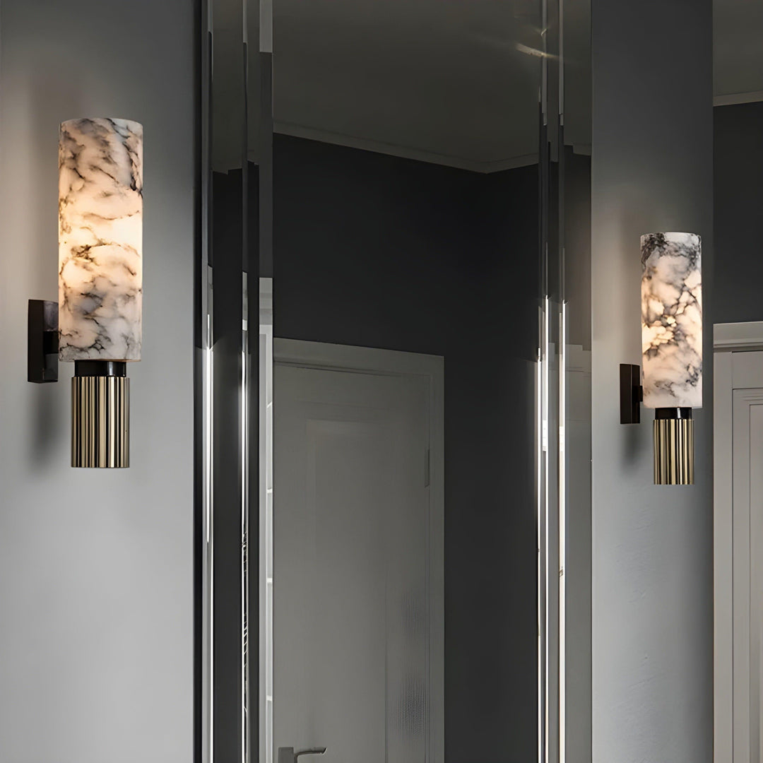 Lisslune | Marbelle – Elegant wall lamp with stylish marble-inspired pattern