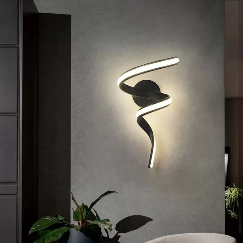 Lisslune | SpiralGlow - Spiral LED Wall Lights