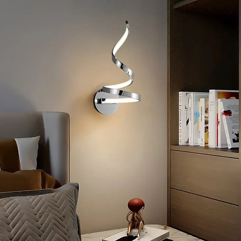 Lisslune | SpiralGlow - Spiral LED Wall Lights