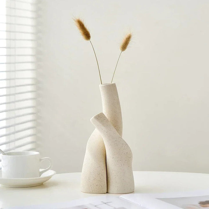 Lisslune | Modern Abstract - Woven Ceramic Vase