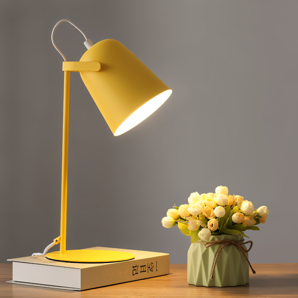 Lisslune | Modern Rotating Desk Lamp – Eye-Friendly Adjustable Lighting for Reading, Studying & Relaxing