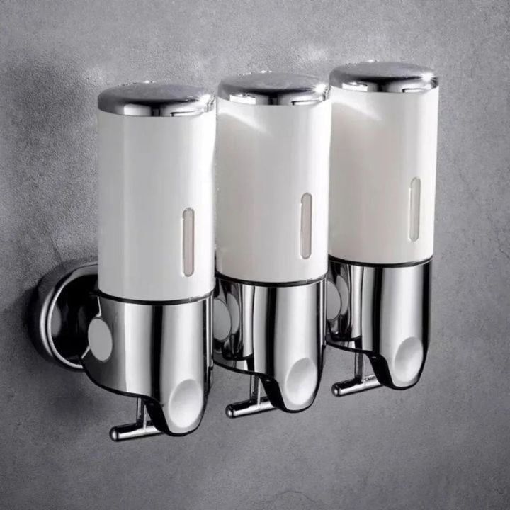 Lisslune | Modern Wall-Mounted Soap Dispenser – Stylish Bathroom Accessory for Liquid Soap, Lotion or Sanitiser