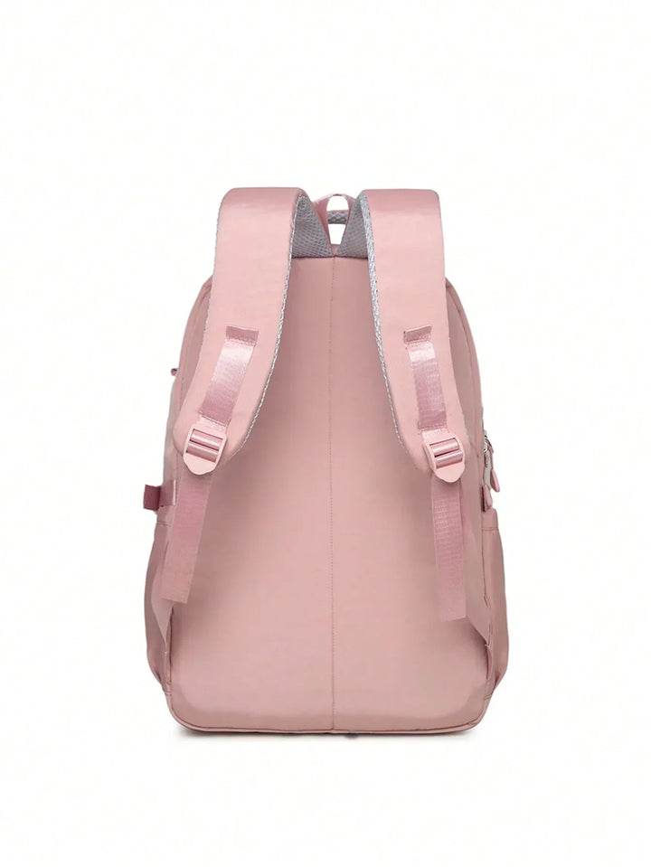 Lisslune | Waterproof Pink Girls Backpack with Laptop Compartment – Stylish & Practical School Bag