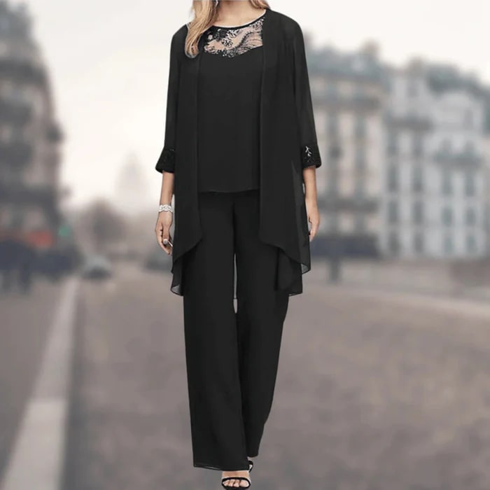 Lisslune | Women's Elegant Three-Piece Set, Stylish & Harmoniously Combined