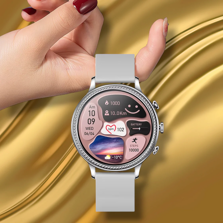 Lisslune | Women's smartwatch round for slim wrist "Tritoranis"