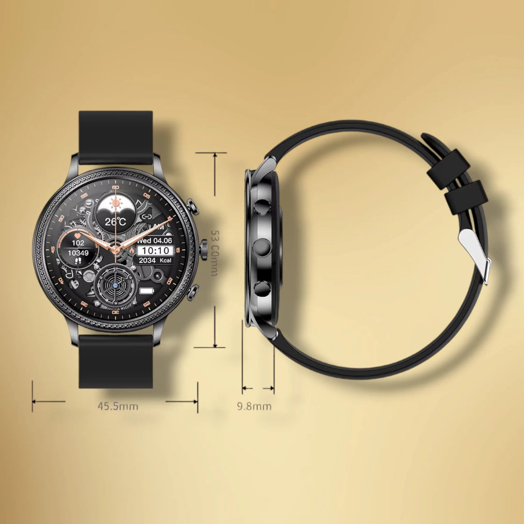 Lisslune | Smartwatch Women small wrist Silver "Veltronis"