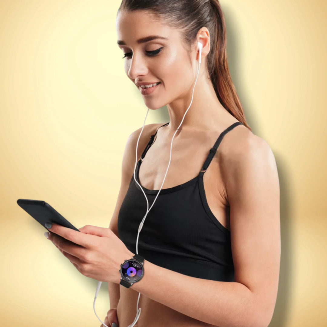 Lisslune | Smartwatch Women small wrist Silver "Veltronis"