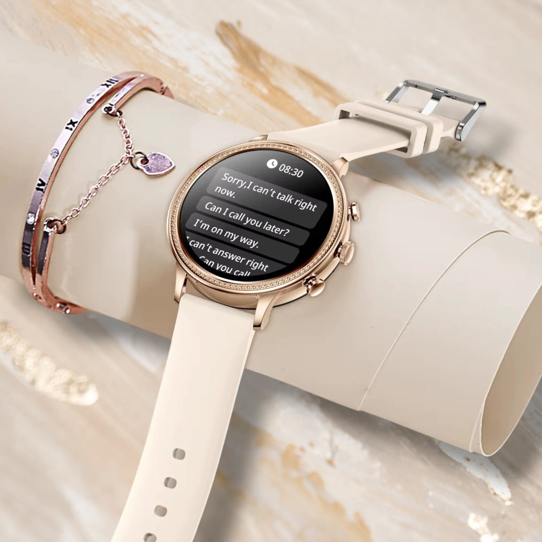 Lisslune | Smartwatch Women small wrist Silver "Veltronis"
