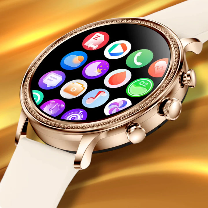 Lisslune | Smartwatch Women small wrist Silver "Veltronis"