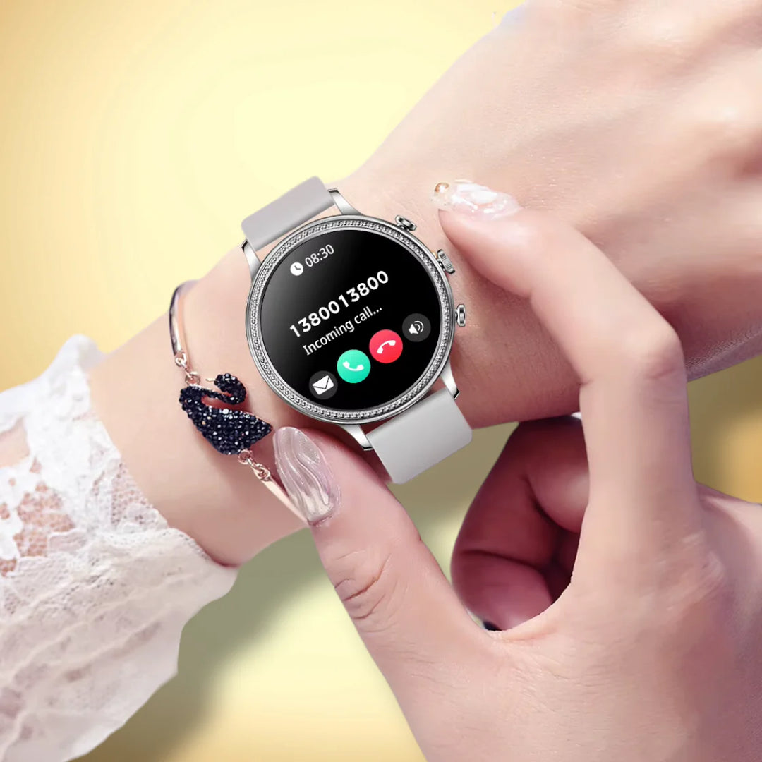 Lisslune | Smartwatch Women small wrist Silver "Veltronis"
