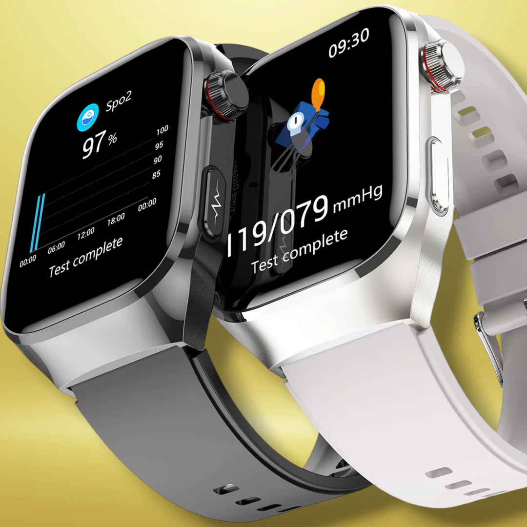 Lisslune | Smartwatch for men compatible with iPhone black "Velthorax"