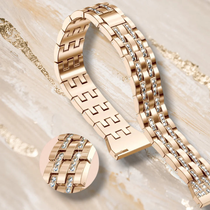 Lisslune | Smartwatch for women with golden mesh "Asterionis"