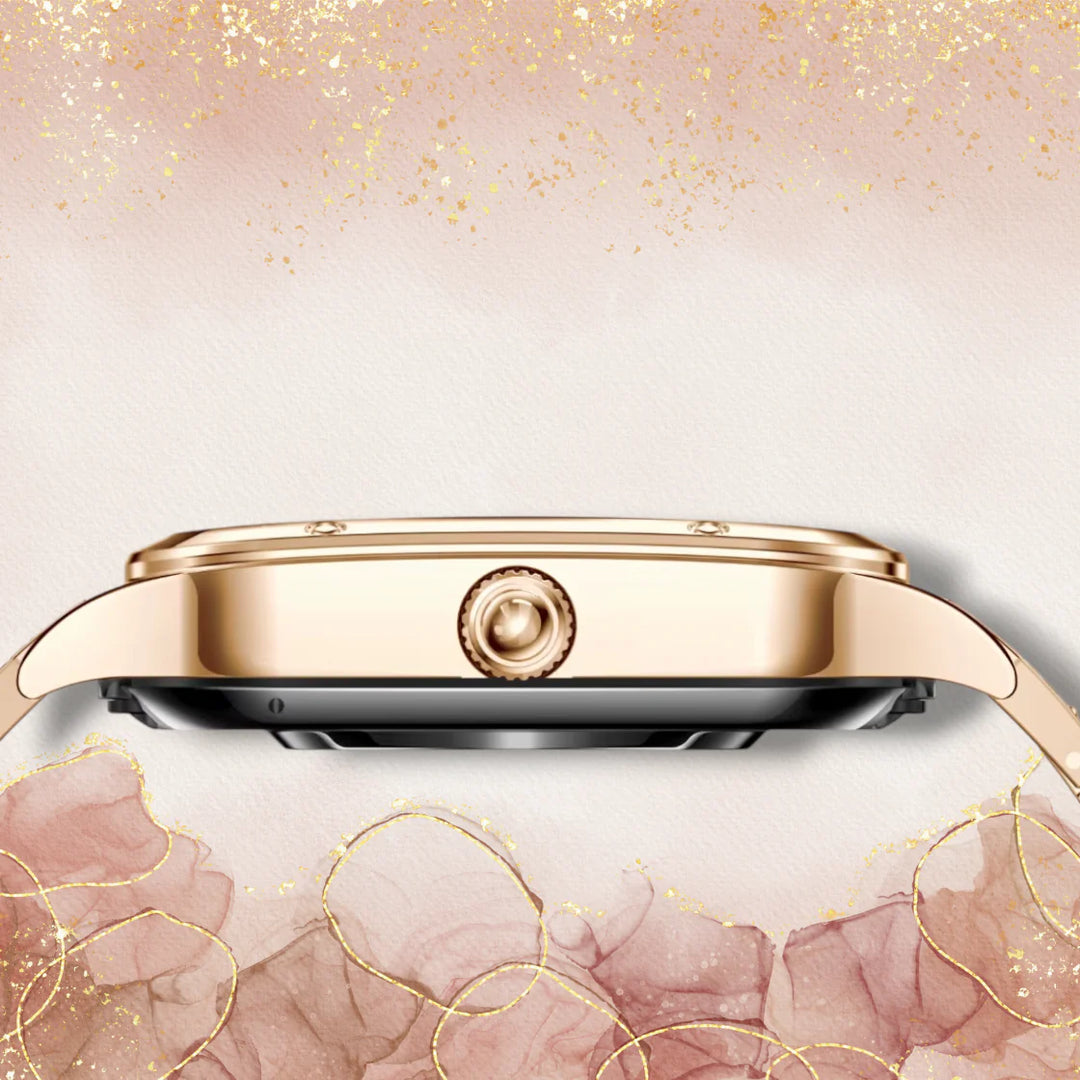 Lisslune | Smartwatch Women Mesh Band gold "Aurithor"