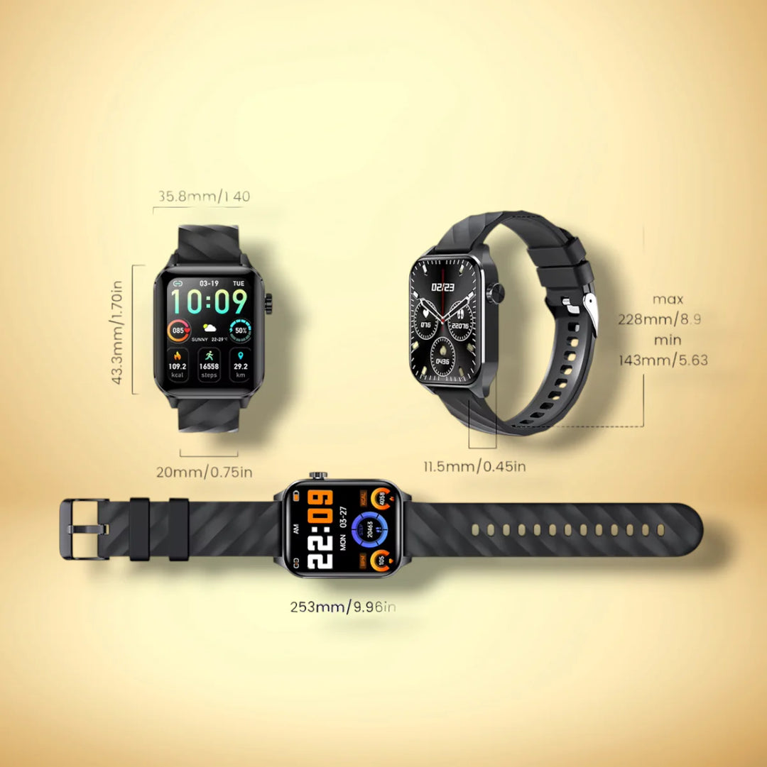 Lisslune | Smartwatch for Women Android Purple "Solithronis"