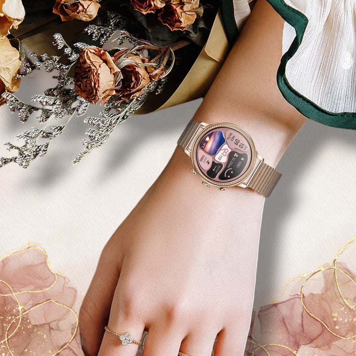 Lisslune | Smartwatch Women small wrist Silver "Veltronis"