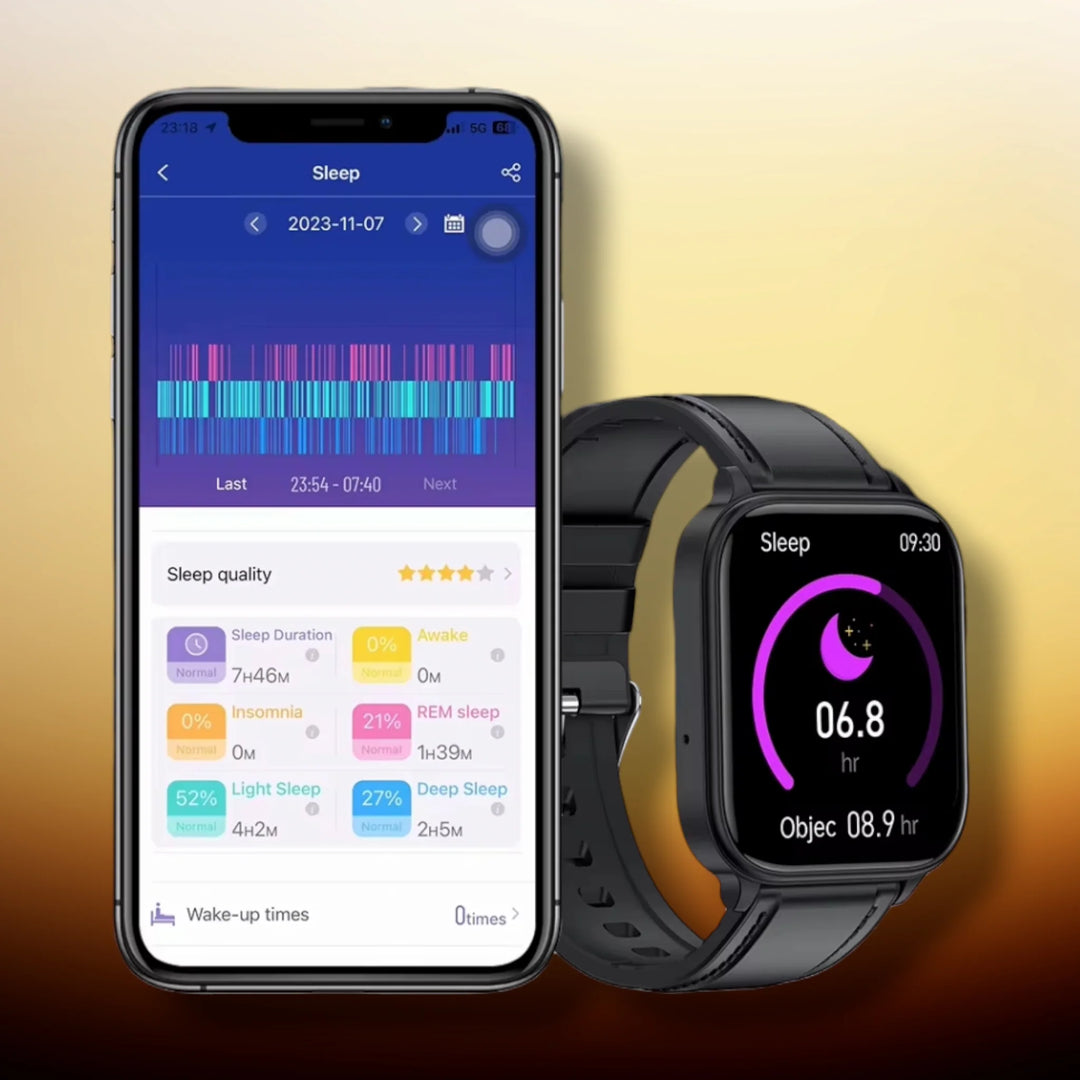 Lisslune | Smartwatch black mesh for women "Solathion"