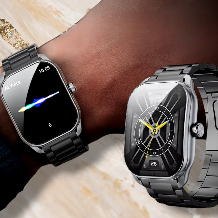 Lisslune | Black waterproof smartwatch "Soltharion"