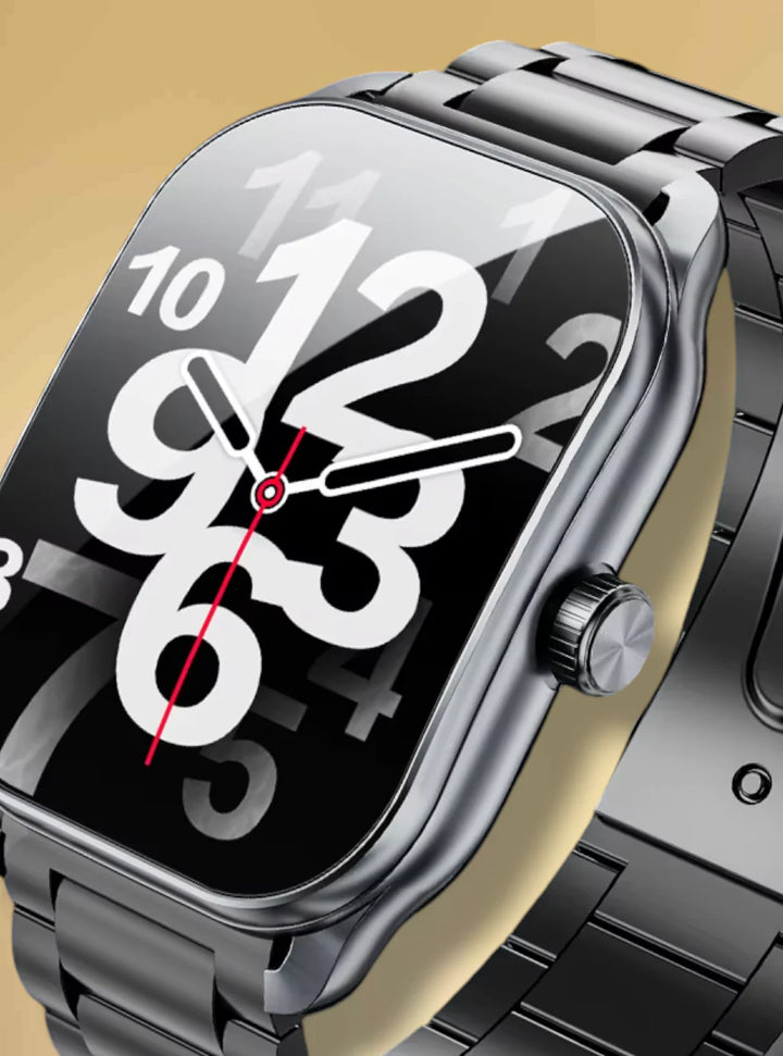 Lisslune | Black waterproof smartwatch "Soltharion"
