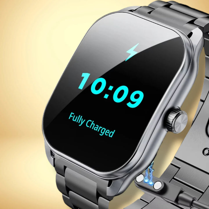 Lisslune | Black waterproof smartwatch "Soltharion"