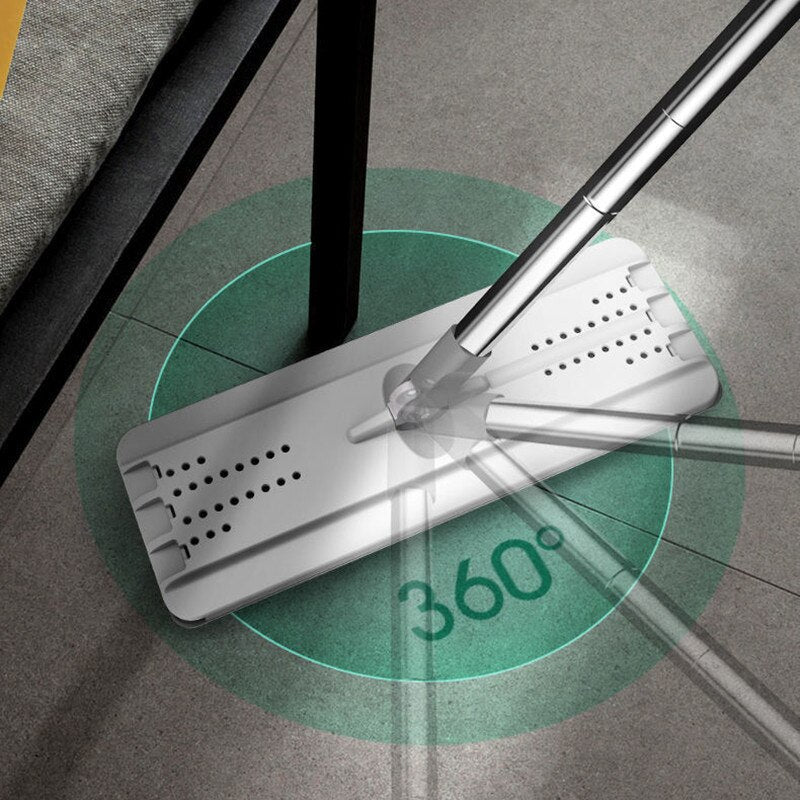 Lisslune | Ultimate 360° Mop & Bucket Set with Aluminum Handle
