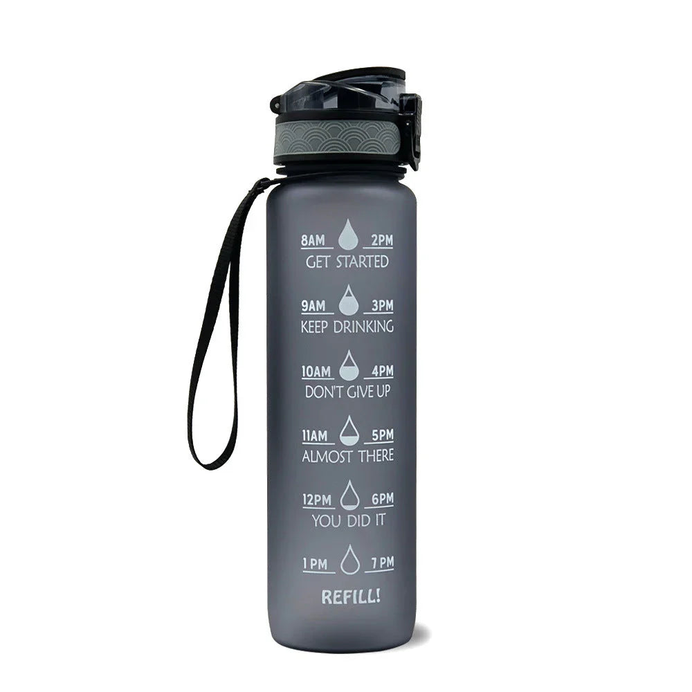Lisslune | Motivational Water Bottle with Time Markings