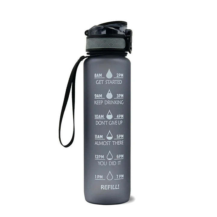 Lisslune | Motivational Water Bottle with Time Markings