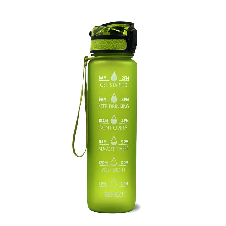 Lisslune | Motivational Water Bottle with Time Markings