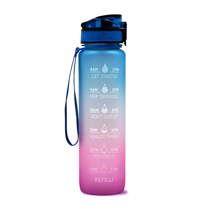 Lisslune | Motivational Water Bottle with Time Markings