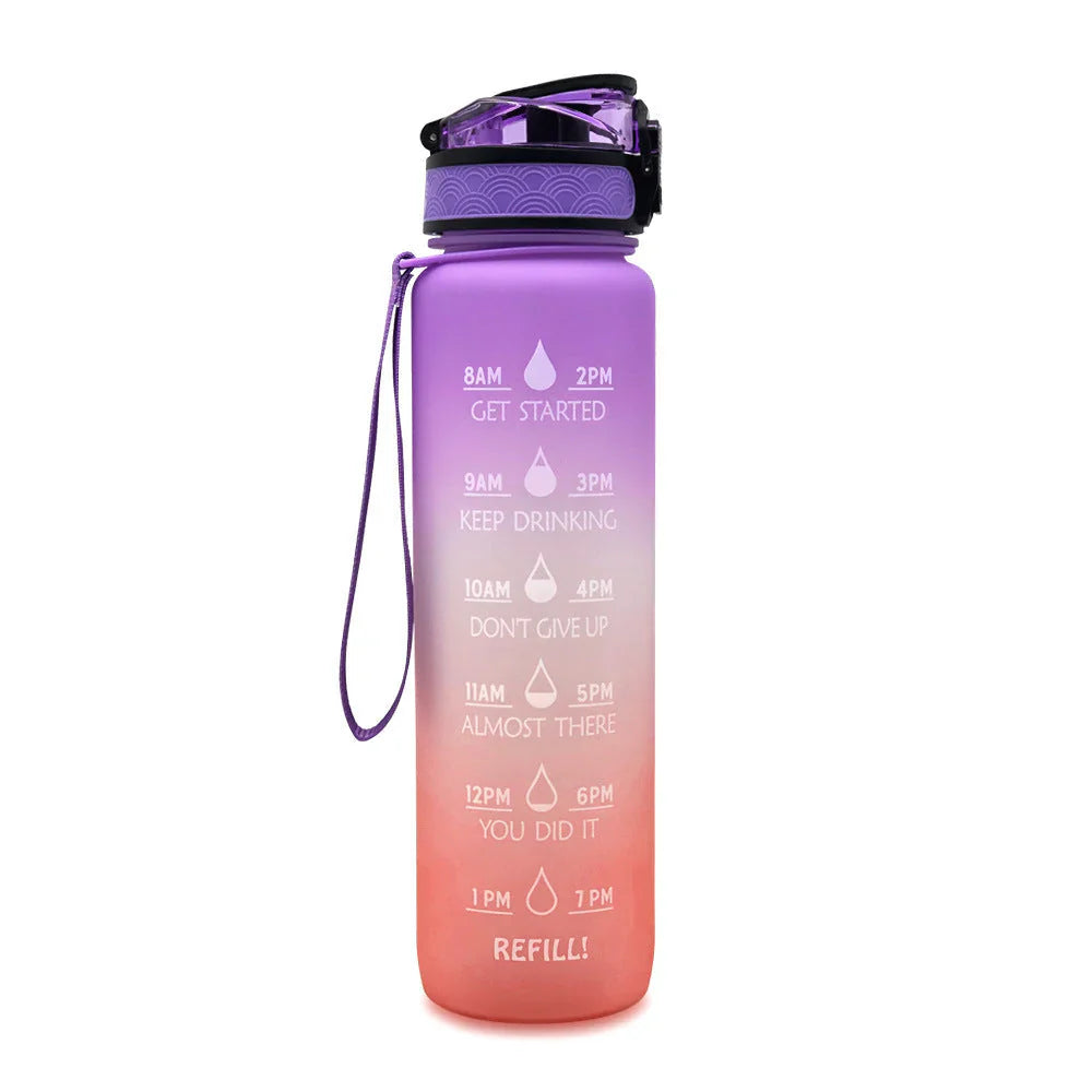 Lisslune | Motivational Water Bottle with Time Markings