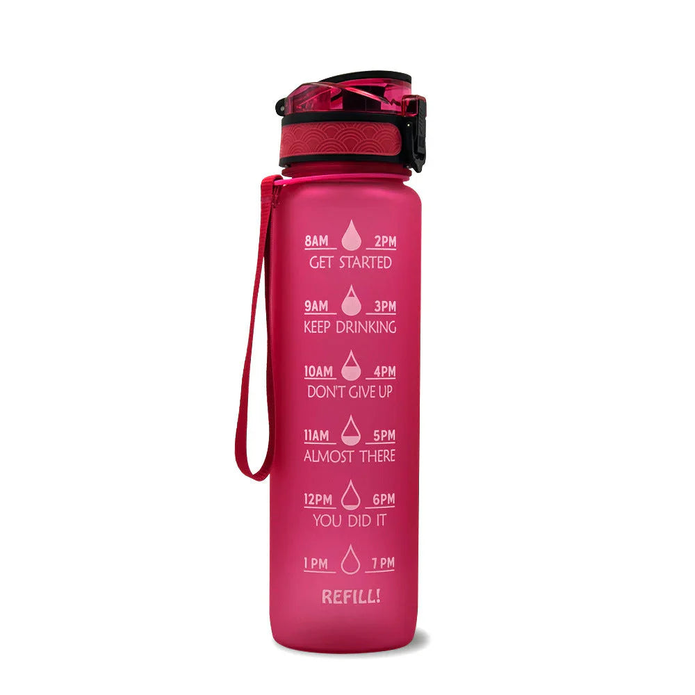 Lisslune | Motivational Water Bottle with Time Markings