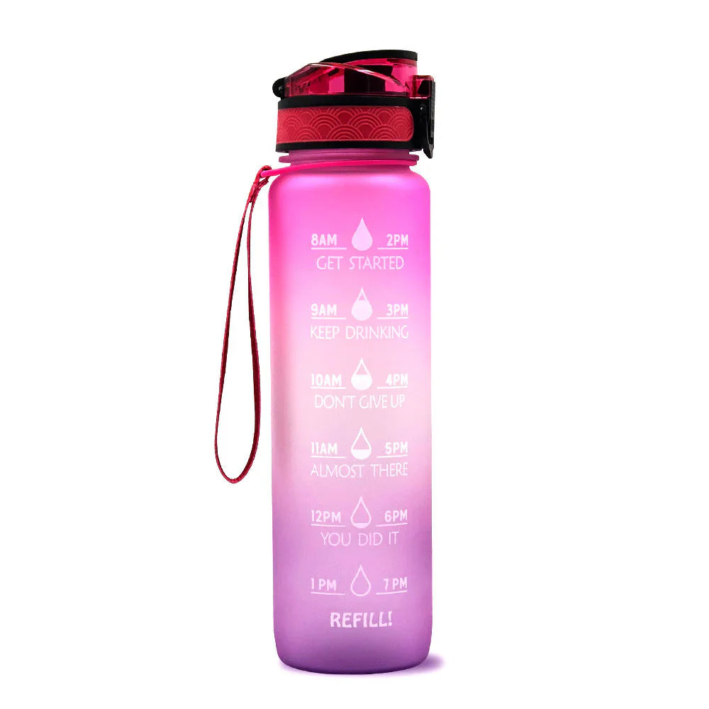Lisslune | Motivational Water Bottle with Time Markings