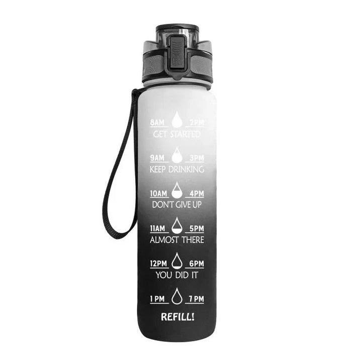 Lisslune | Motivational Water Bottle with Time Markings