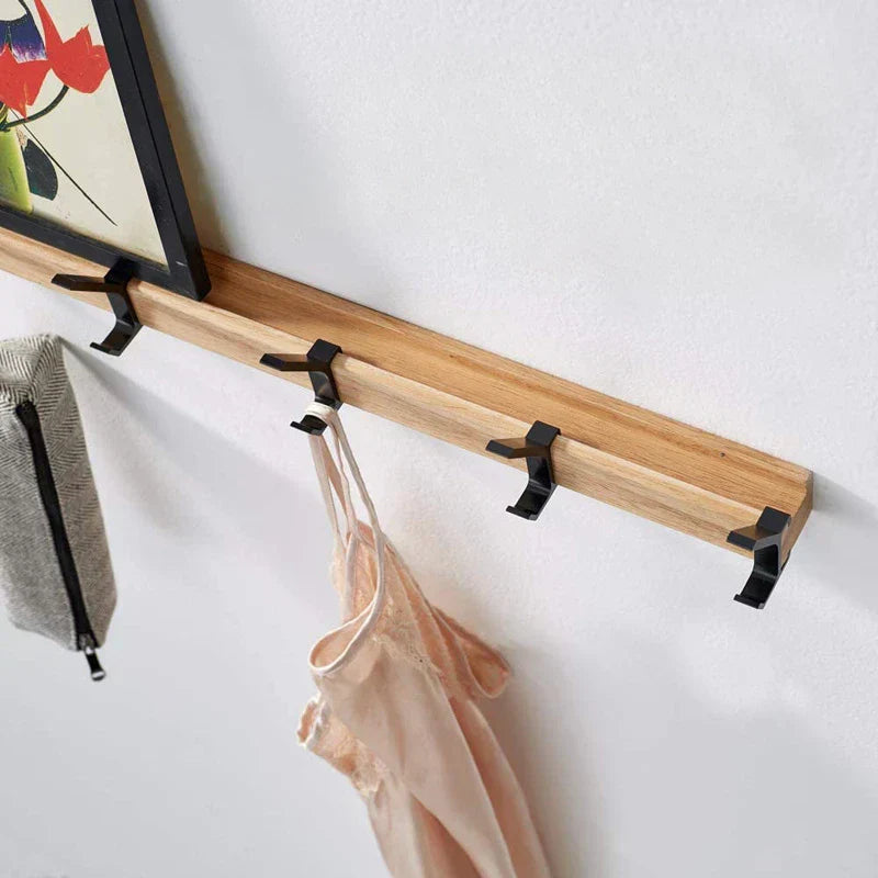 Lisslune | HaakFlex | Wall wardrobe with 5 Adjustable Double Hooks – Scandinavian Design