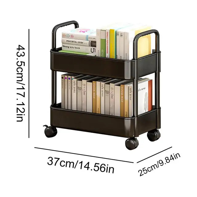 Lisslune | Shelf with 2 tiers - stylish and efficient storage