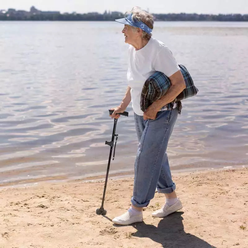 Lisslune | Multi-Functional Foldable LED Walking Cane