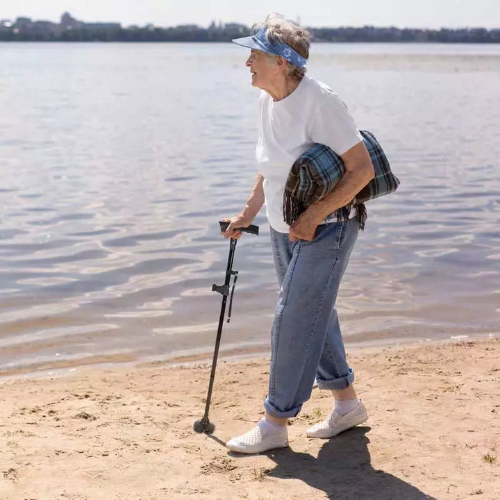Lisslune | Multi-Functional Foldable LED Walking Cane