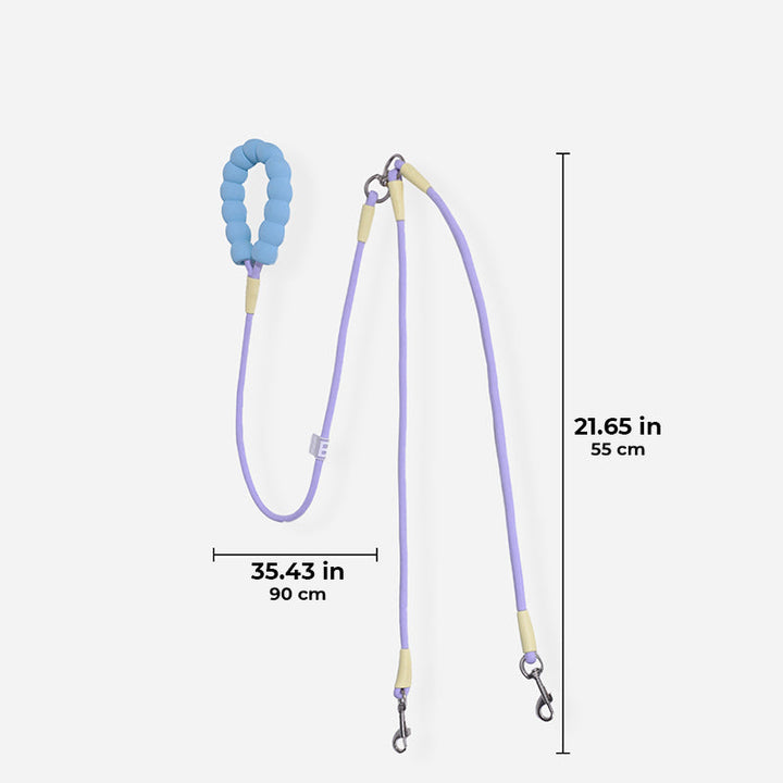 Lisslune | Multi-purpose double leash No tangles dog leash