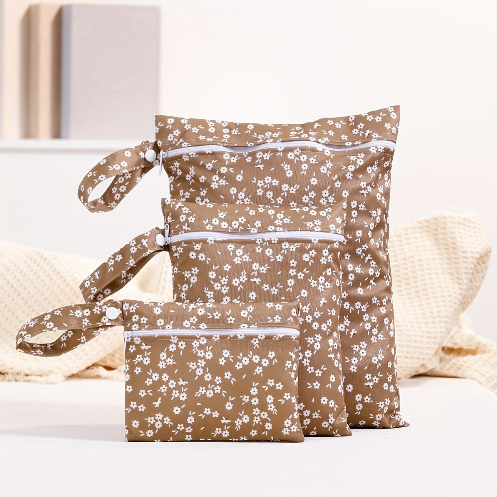 Lisslune | Reusable Nappy Wet Bag Set | 3pcs