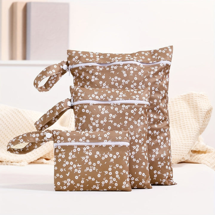 Lisslune | Reusable Nappy Wet Bag Set | 3pcs