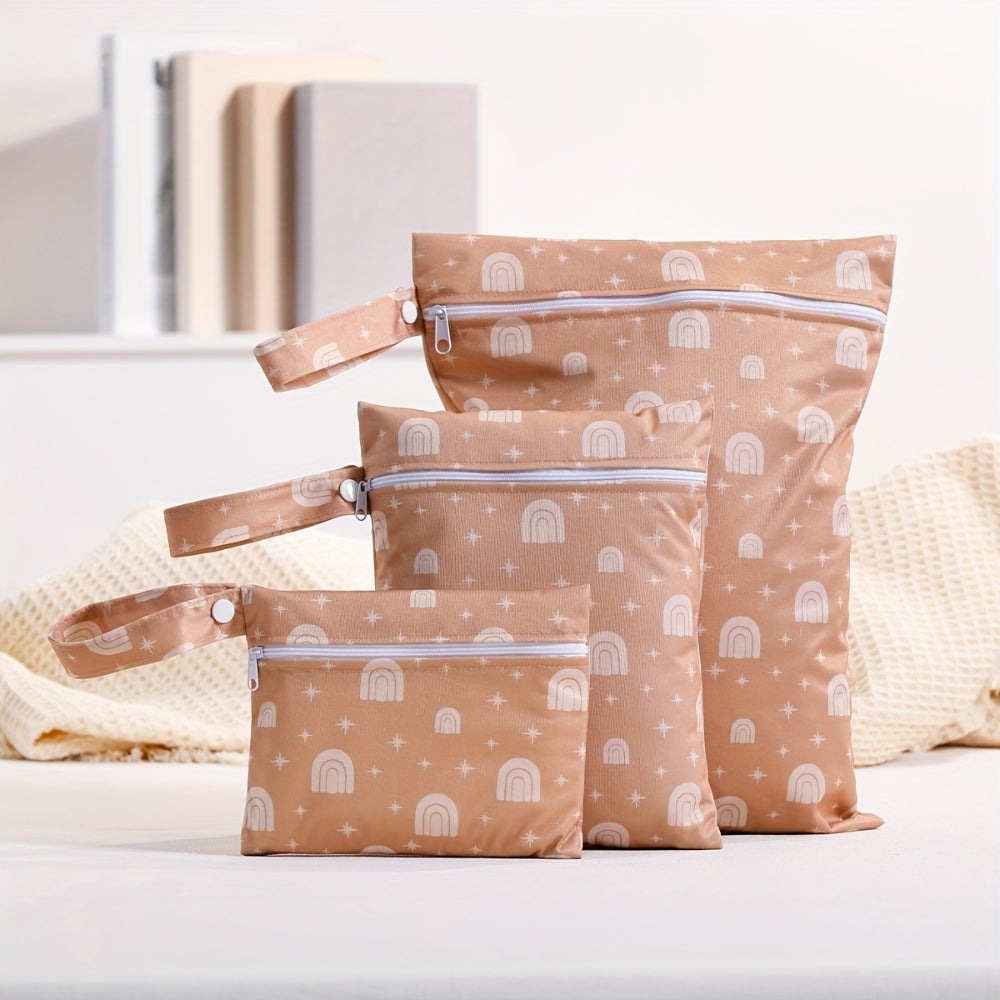Lisslune | Reusable Nappy Wet Bag Set | 3pcs