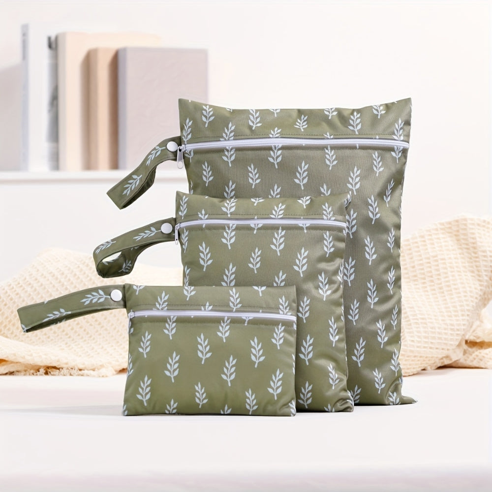 Lisslune | Reusable Nappy Wet Bag Set | 3pcs
