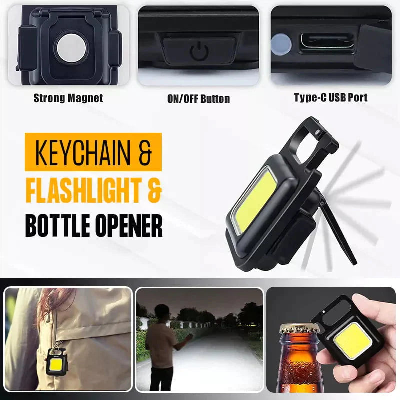 Lisslune | Multifunctional Keychain Emergency Light