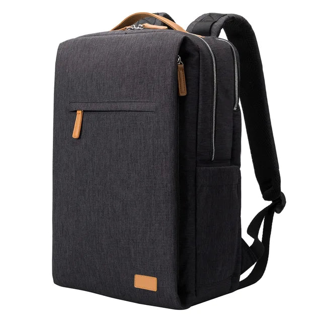 Lisslune | TechPort Laptop Backpack with USB Charging Port – Water-Resistant Design for 15.6-Inch Laptops