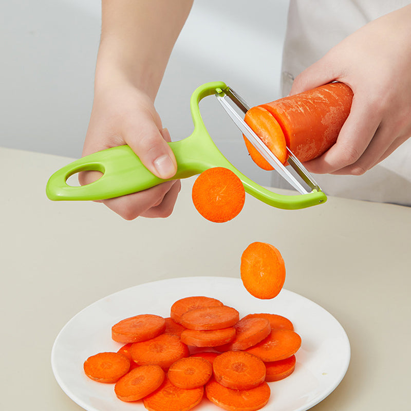 Lisslune | Multifunctional extra wide Y-peeler made of stainless steel