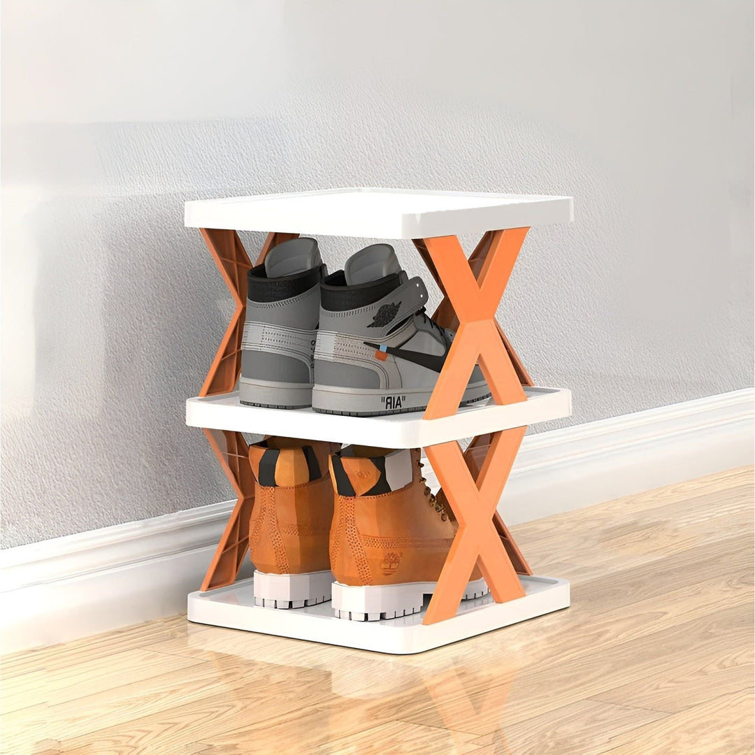 Lisslune | FlexiStack Shoe Rack – Foldable Multiple Shoe Organizer for Small Spaces