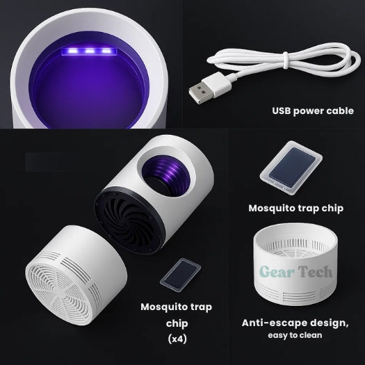 Lisslune | UV Light Insect Trap - Indoor/Outdoor Mosquito & Fly Killer for Effective Pest Control Solutions