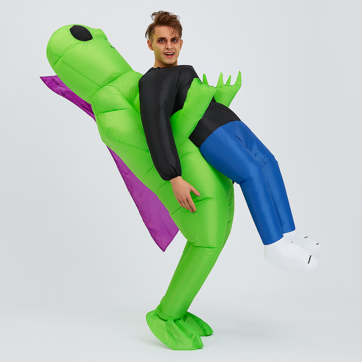 Lisslune | Inflatable Alien Carry Me Costume for Adults