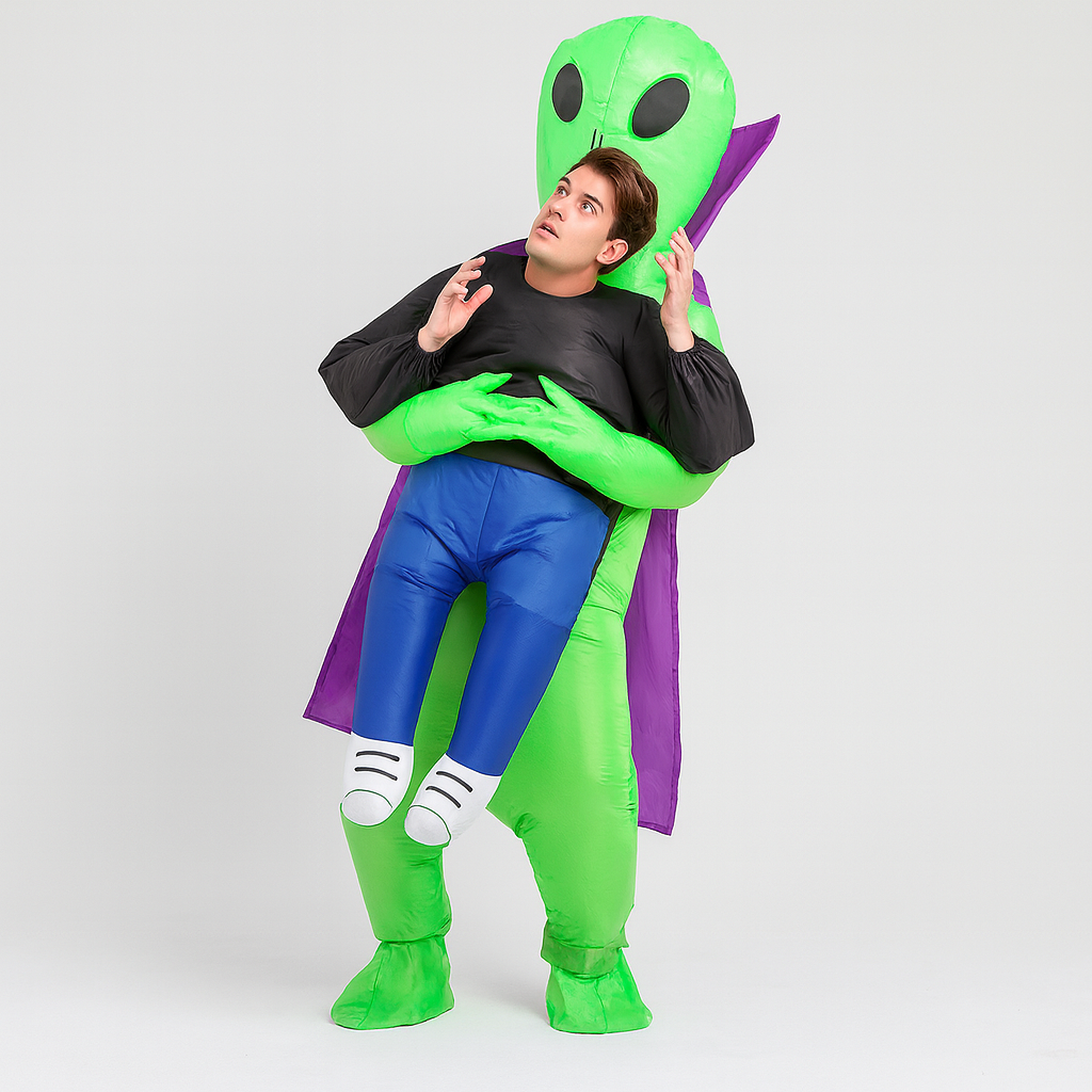 Lisslune | Inflatable Alien Carry Me Costume for Adults